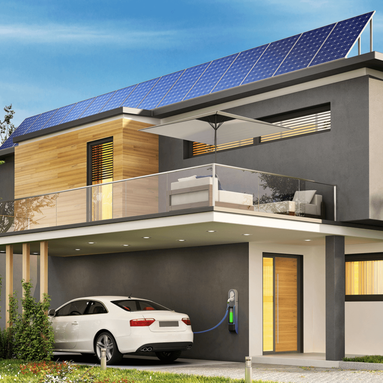 Engineers planning solar installation